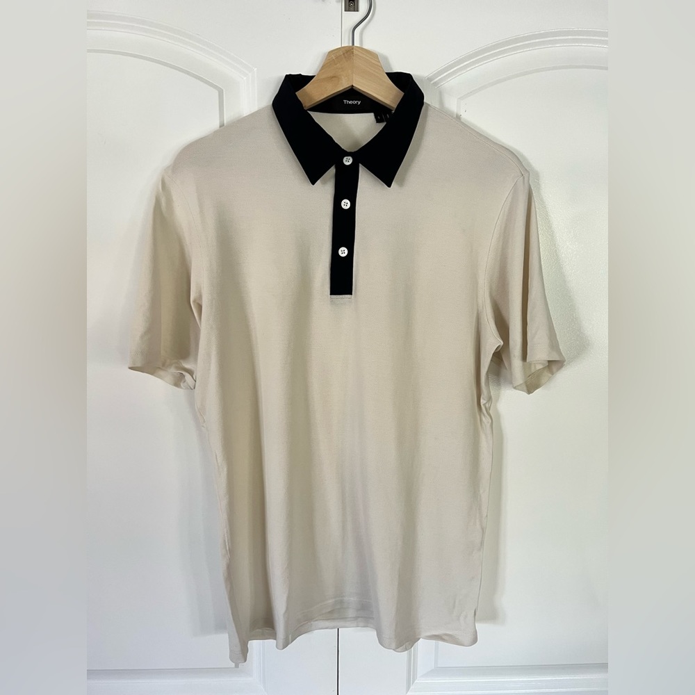 Theory Color Blocked Polo